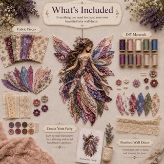 FioraCraft – Fairy Patchwork DIY Art Kit