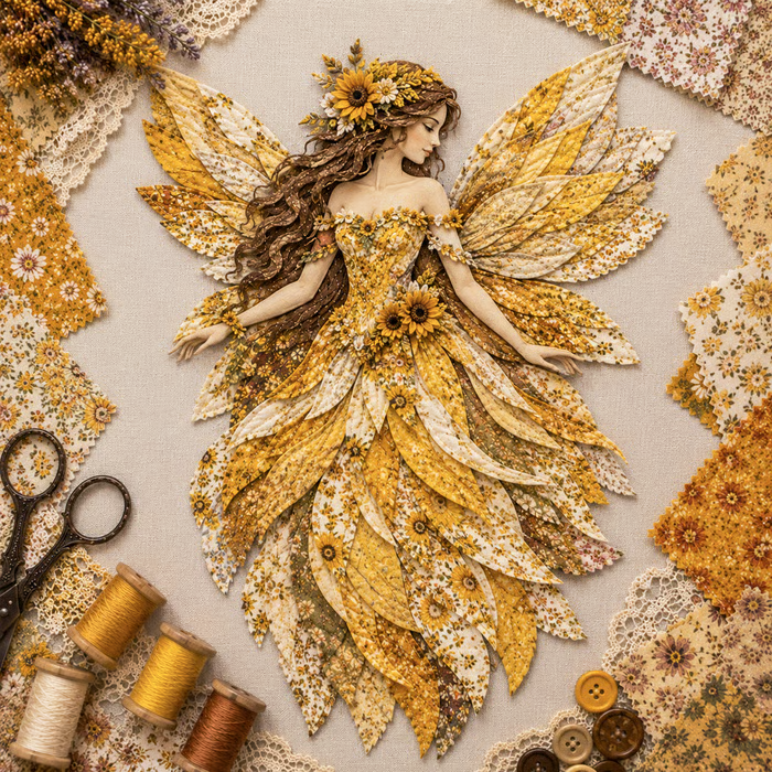 FioraCraft – Fairy Patchwork DIY Art Kit