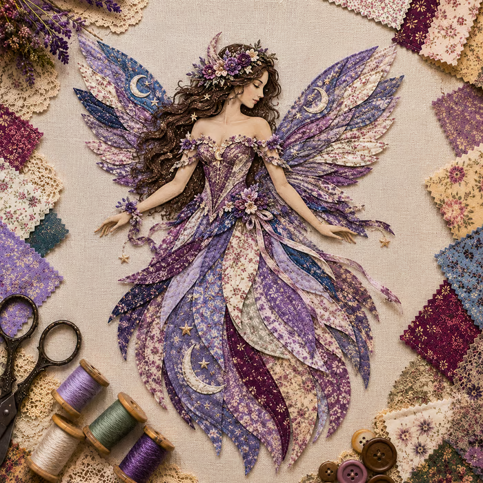 FioraCraft – Fairy Patchwork DIY Art Kit