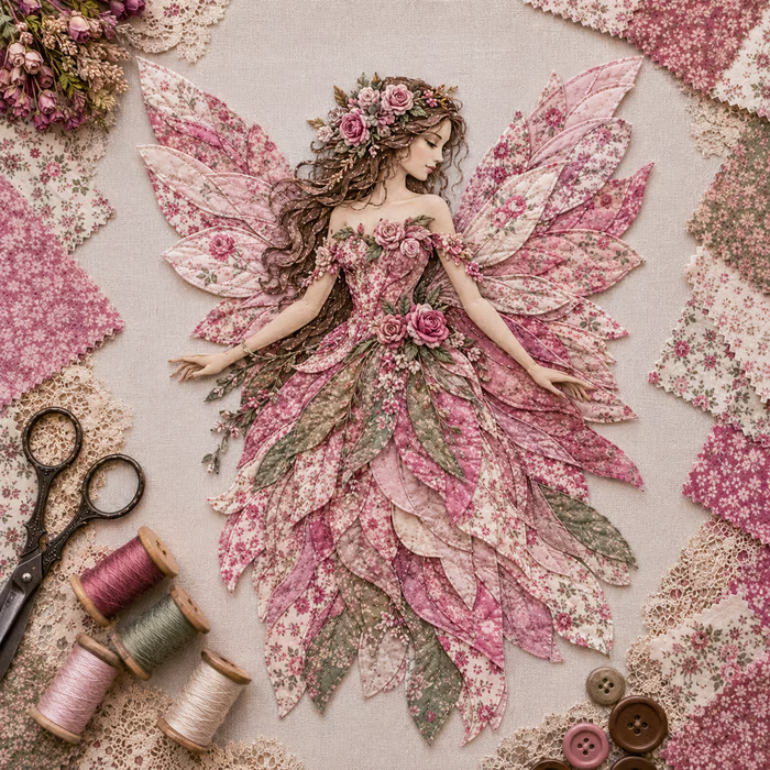 FioraCraft – Fairy Patchwork DIY Art Kit
