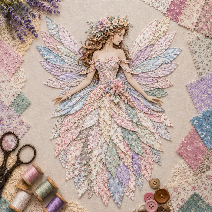 FioraCraft – Fairy Patchwork DIY Art Kit