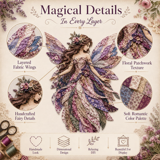 FioraCraft – Fairy Patchwork DIY Art Kit