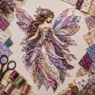 FioraCraft – Fairy Patchwork DIY Art Kit