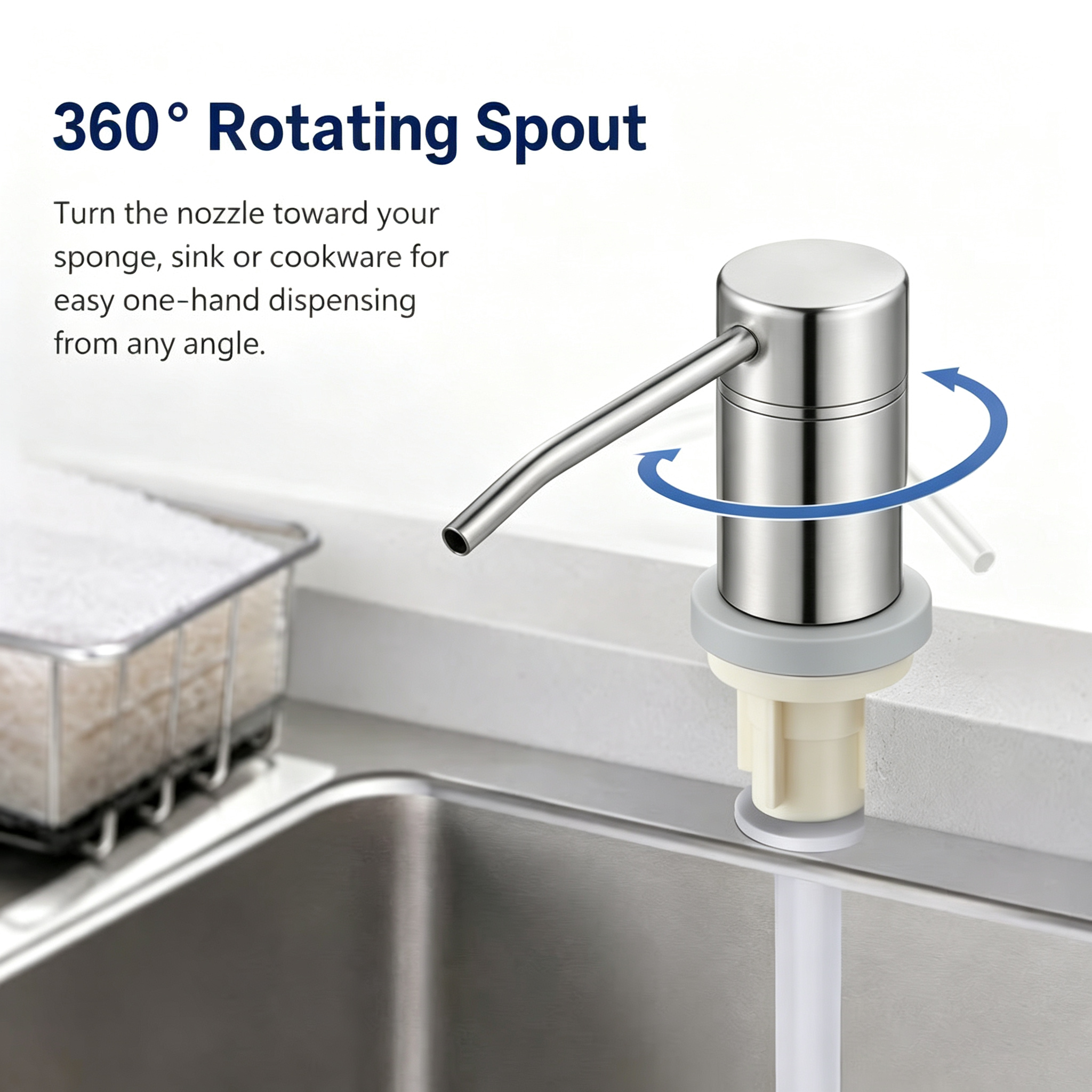 FlowSink – 360° Kitchen Soap Dispenser System
