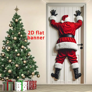 SantaStep – Festive Christmas Door Decoration Banner