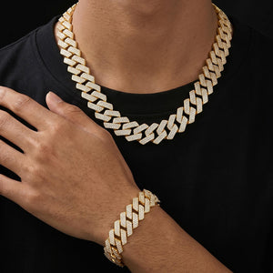 IceForce – Legendary Cuban Chain & Bracelet Set