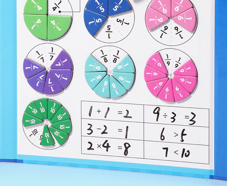 FractionMag – Montessori Magnetic Puzzle