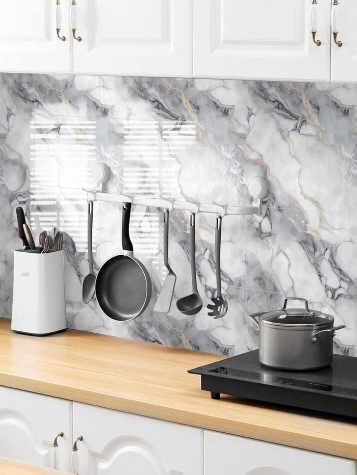 OpulentWall - Marble-Inspired Self-Adhesive Tiles