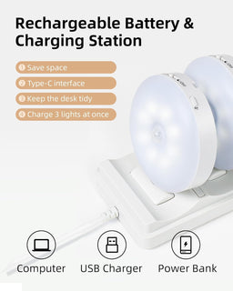 FlexiLight - Adjustable White & Color LED Pucks