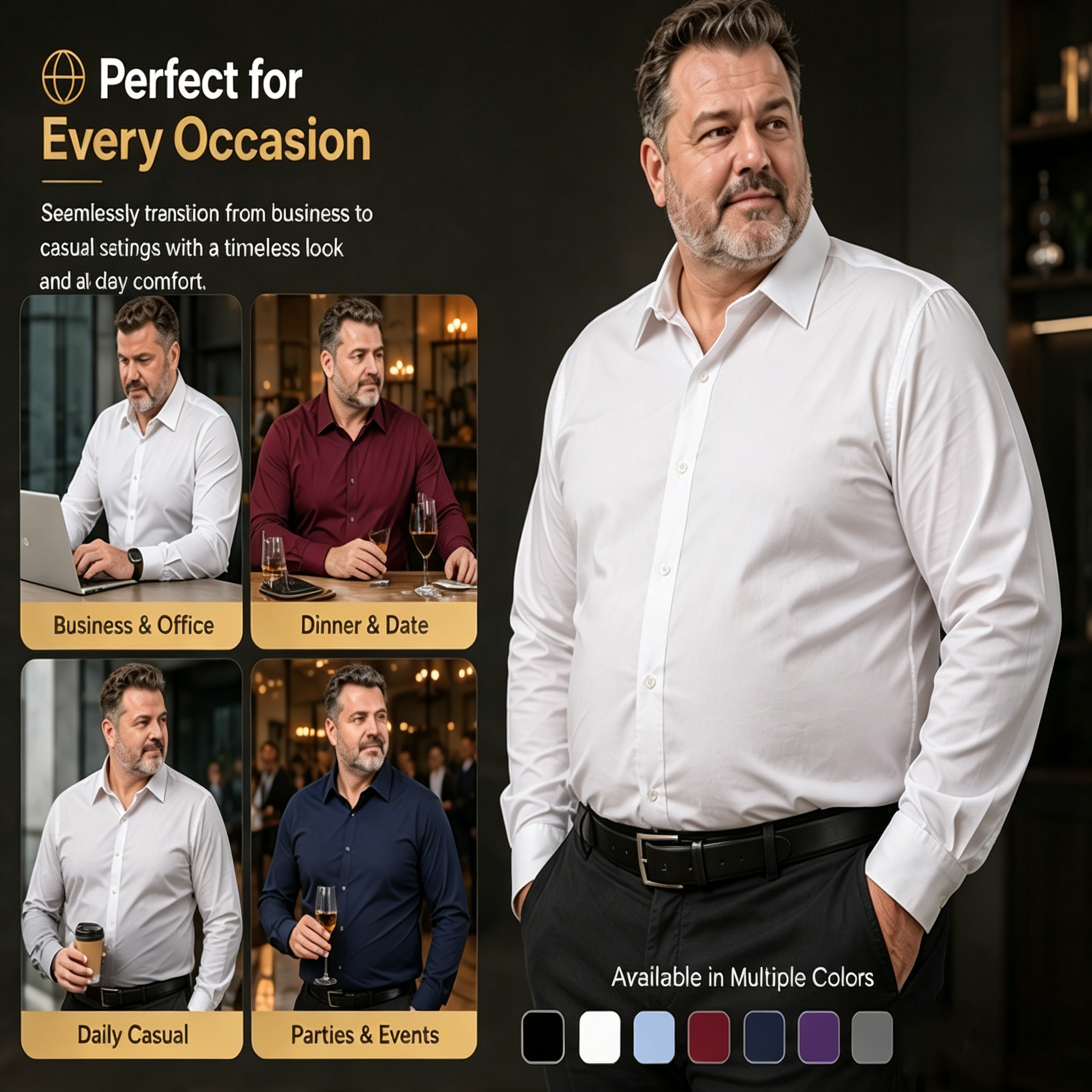FlexFit | Stretch Non-Iron Shirt