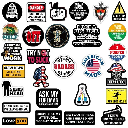 StickerStock - Hilarious Hard Hat 150pcs Stickers Pack