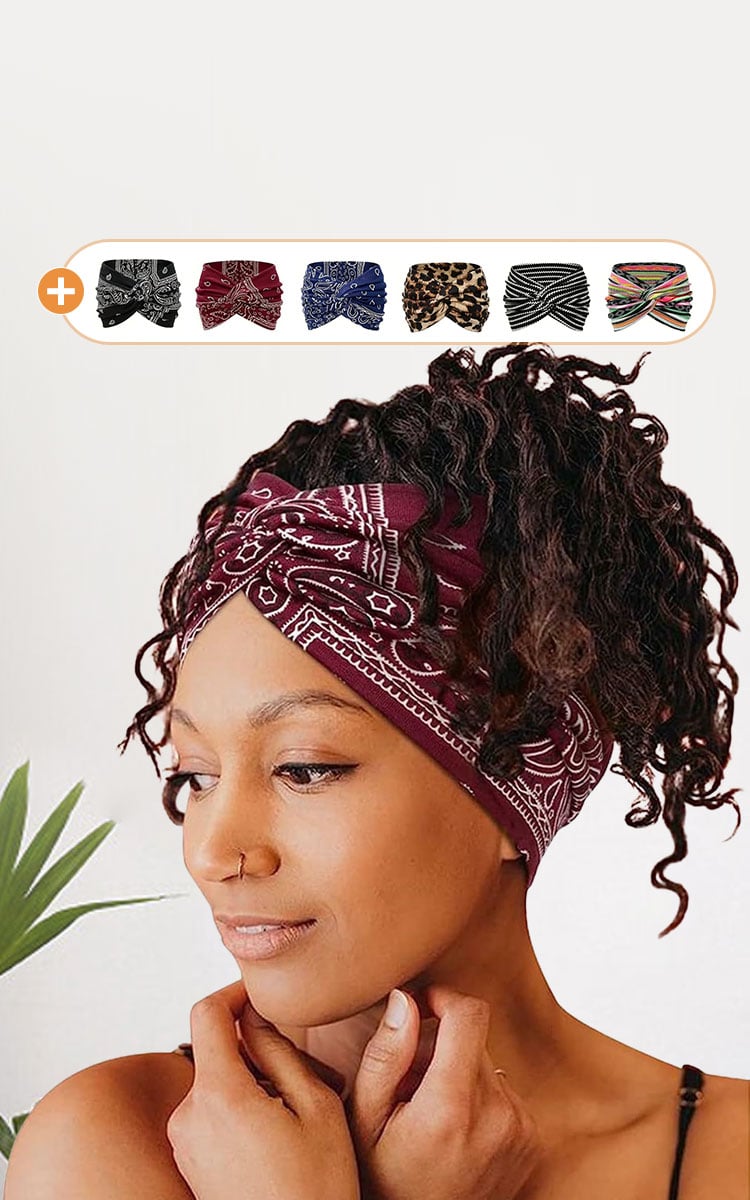 FlexBand - Soft & Secure Cross Hairband