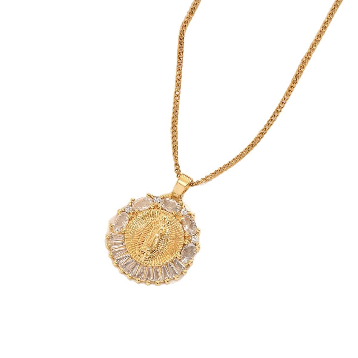 DivineAura – Virgin Mary Pendant Necklace