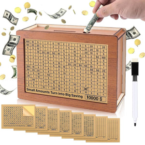 VaultCraft - Premium Wooden Savings Box