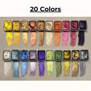 LumiPearl – Radiant Pearlescent Watercolors