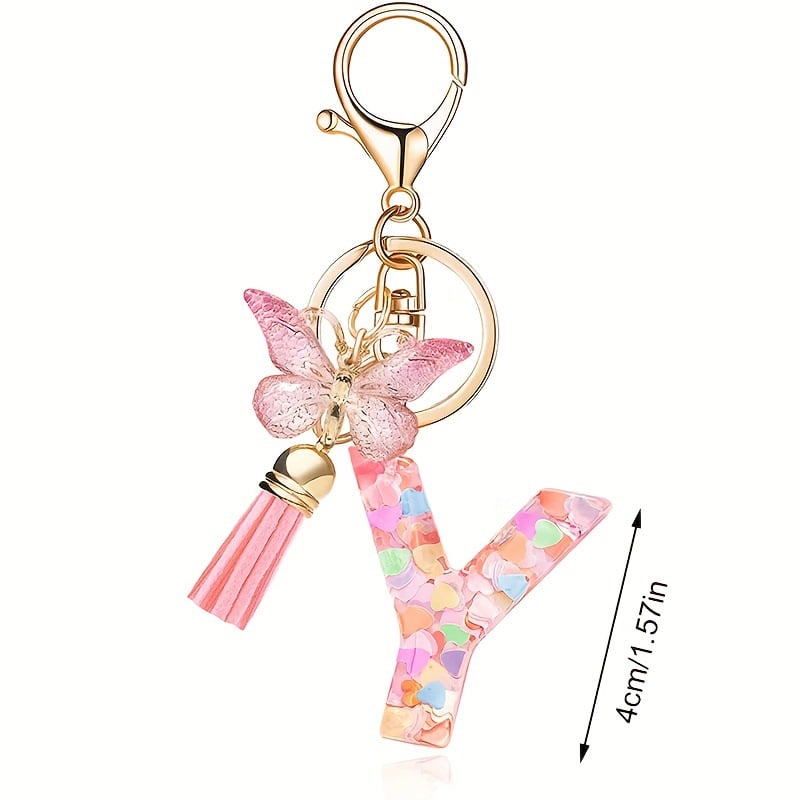 CharmKey – Personalized Initial Letter Keychain