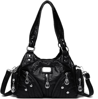 Women's Soft PU Leather Gothic Bag