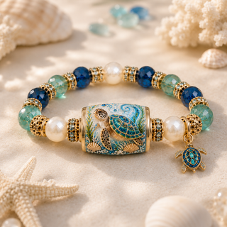 OceanAura – Guardian Charm Bracelet