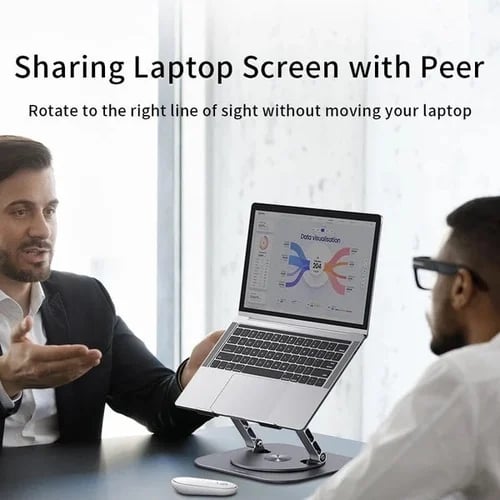 FlexElevate – Rotating Aluminum Laptop Stand