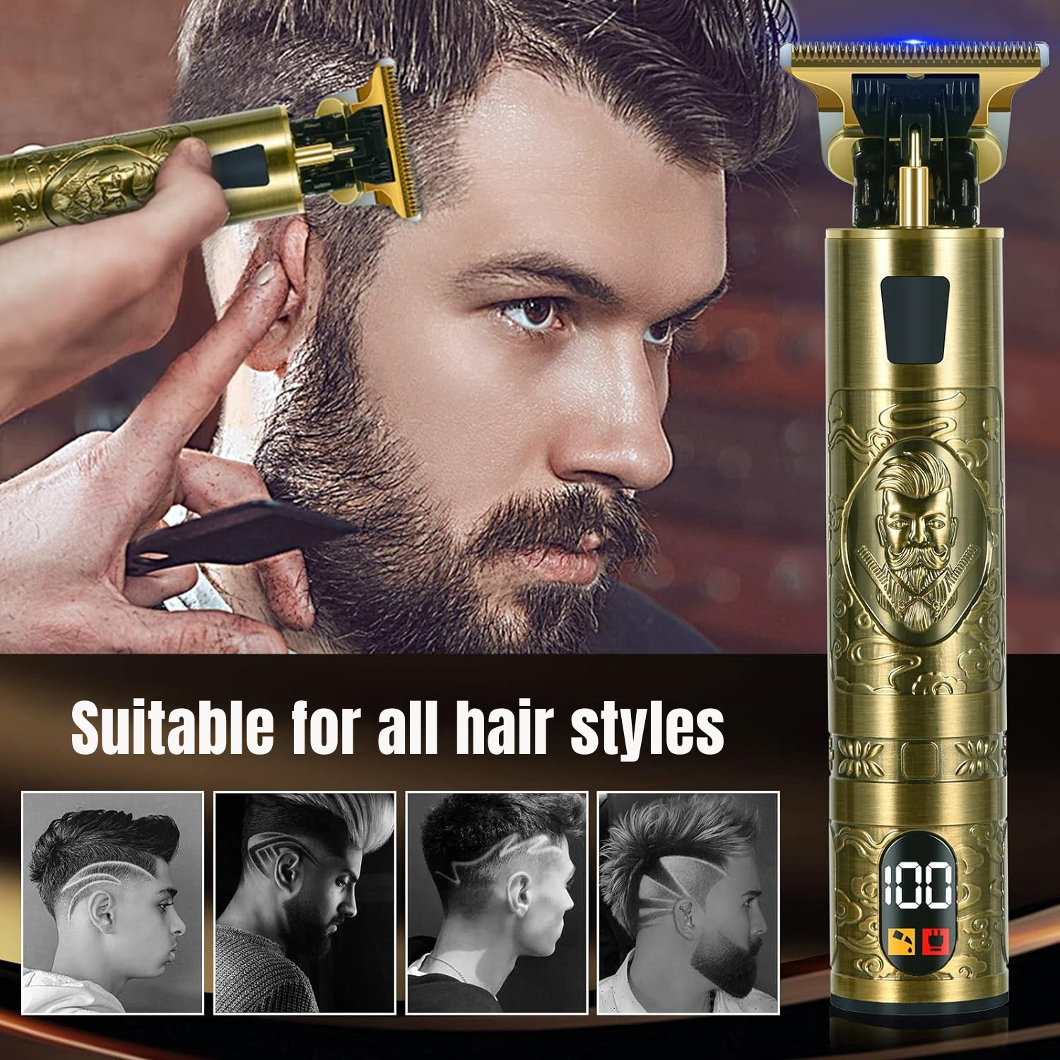 GroomTech – Smart LED Hair Trimmer