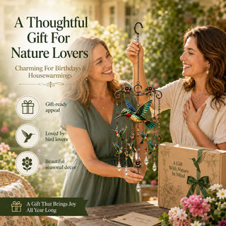 HumiGrace – Elegant Hummingbird Wind Chime