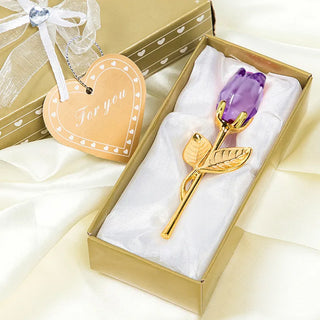 CrystalBloom – Romantic Personalized Rose Gift