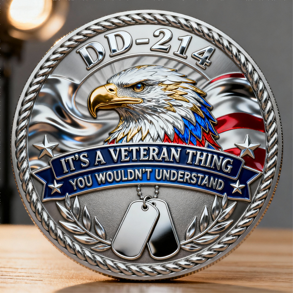 🏆Flash Sale 60% OFF - 🦅 “DD-214: Brotherhood of Honor” Veteran Commemorative Coin 🇺🇸
