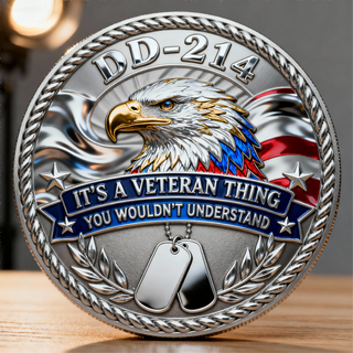 🏆Flash Sale 60% OFF - 🦅 “DD-214: Brotherhood of Honor” Veteran Commemorative Coin 🇺🇸