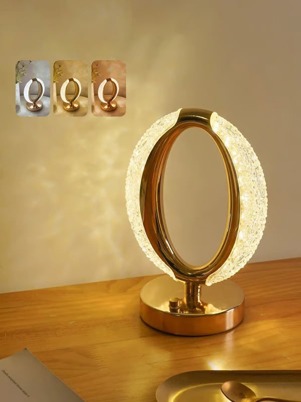 LumiCrystal – Rechargeable LED Night Lamp