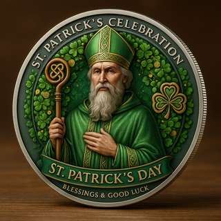 St. Patrick’s Celebration Coin – Blessings & Good Luck