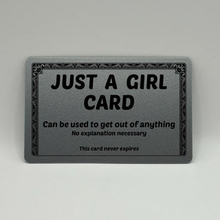Funny Autism Excuse Card