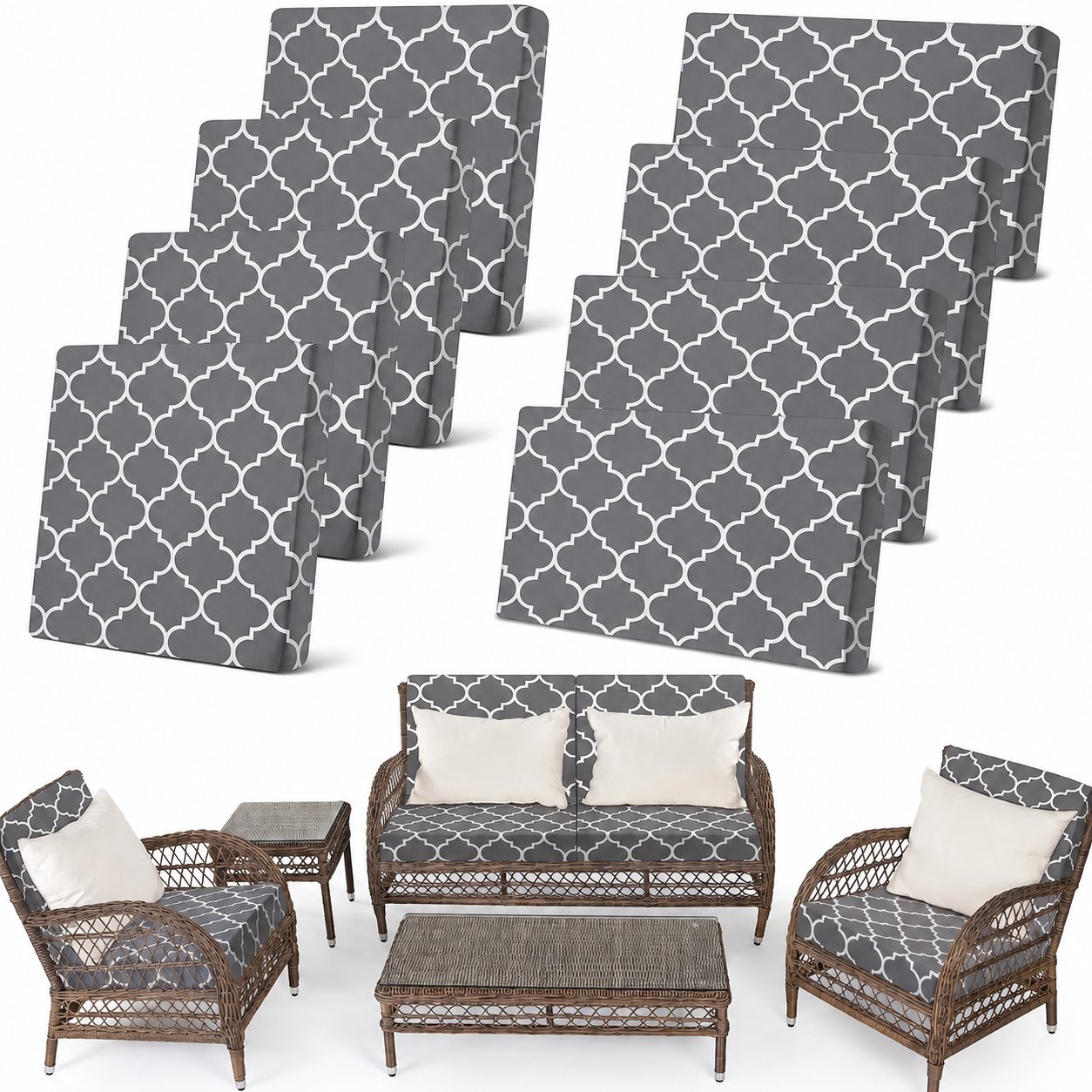 PatioLuxe – Stretch Seat Cushion Cover