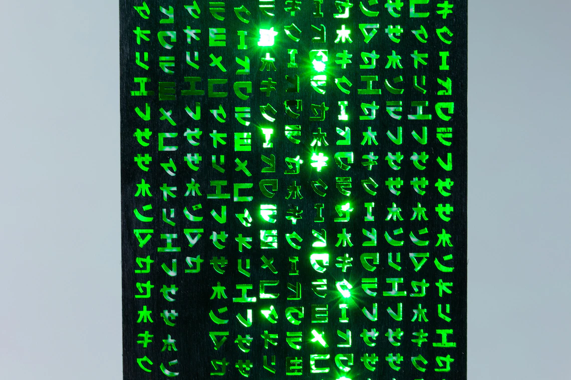 CodeStream – Matrix-Inspired LED Lamp