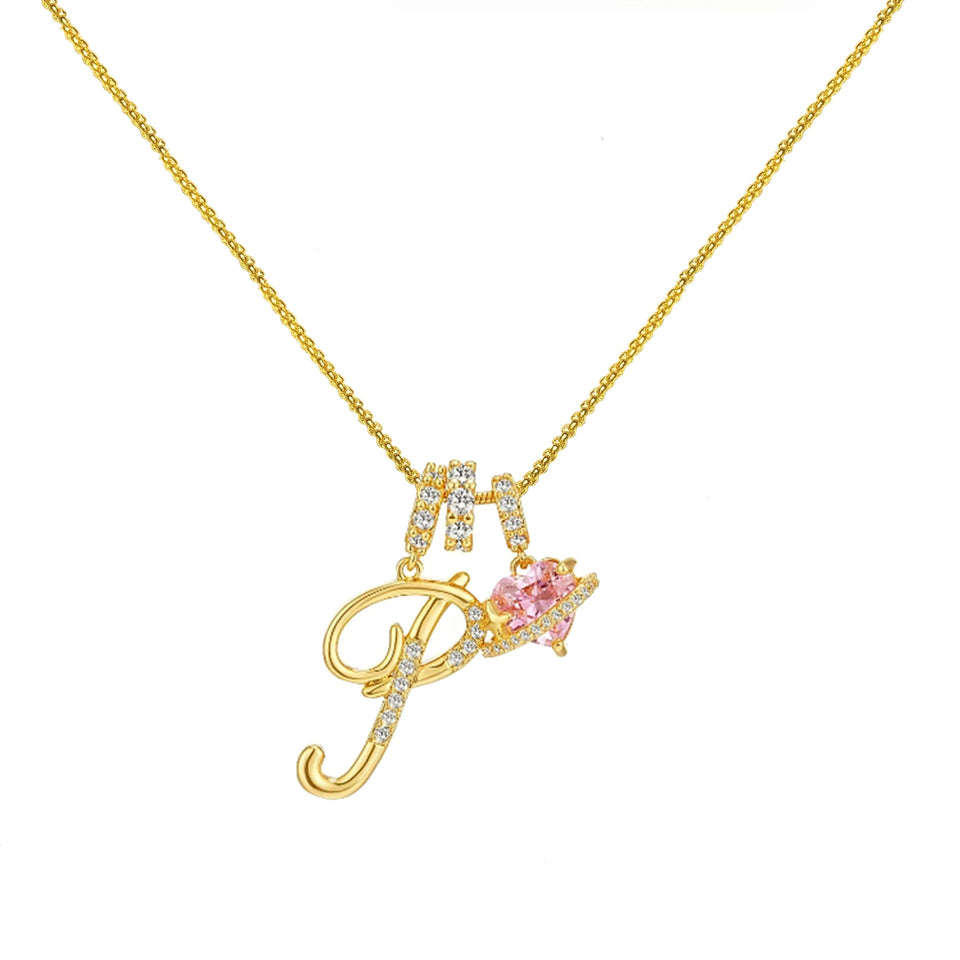 InitialGlow – Personalized Letter Necklace