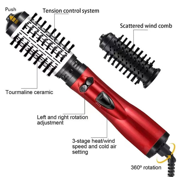 3-in-1 Rotating Hot Air-Hair Styler and Dryer