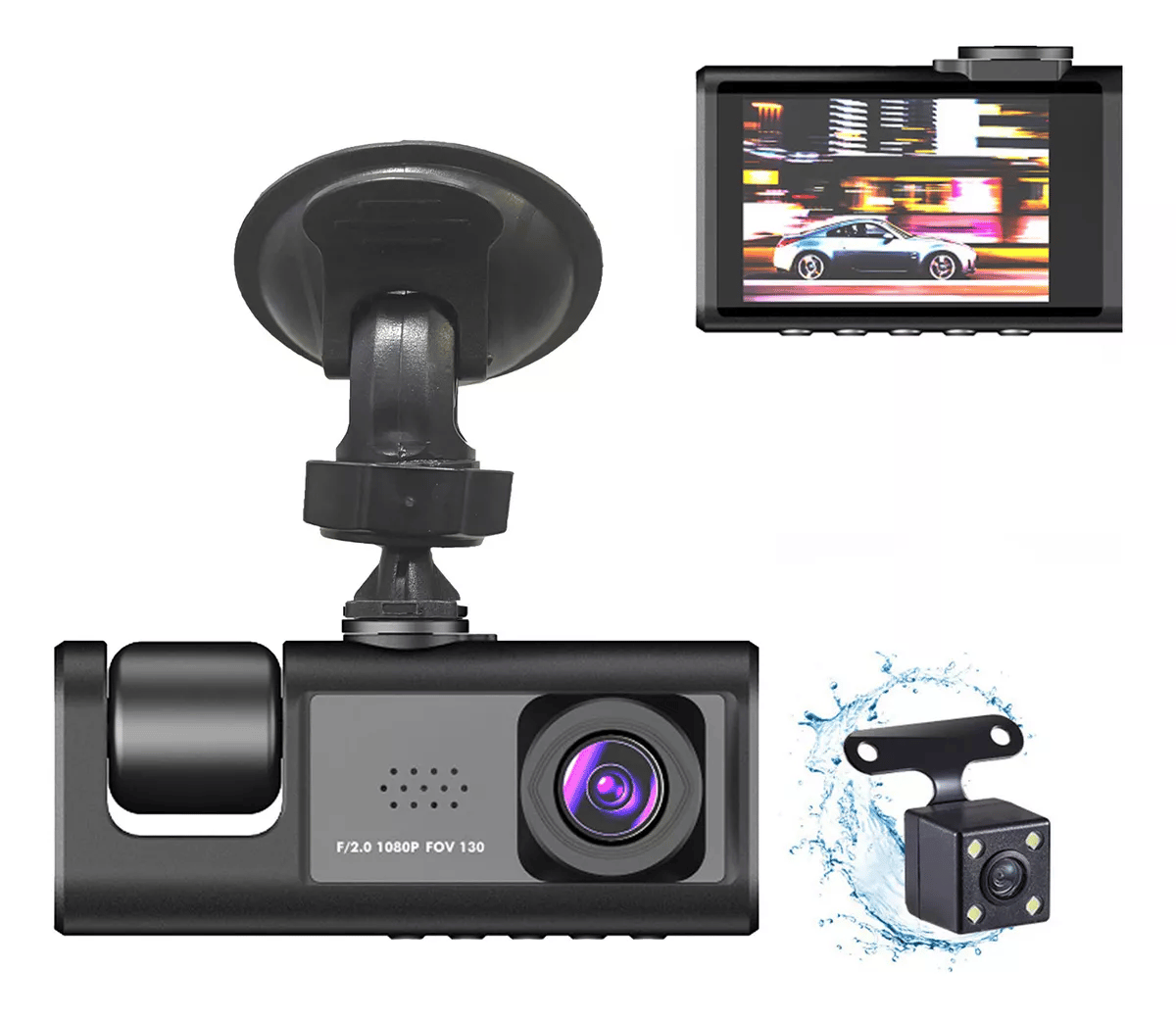 UltraSight – Car Dashcam 1080P HD Night Vision WiFi