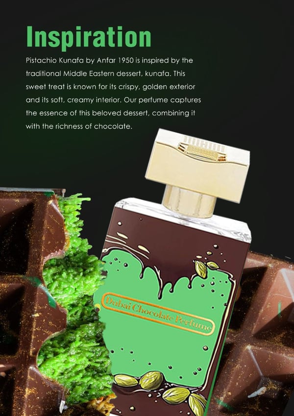 DesertLuxe – Chocolate Pistachio Kunafa Fragrance Perfume