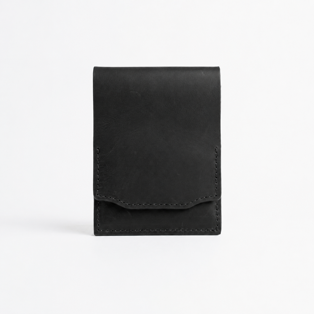 HeritageCraft – Vintage Full-Grain Leather Snap Wallet