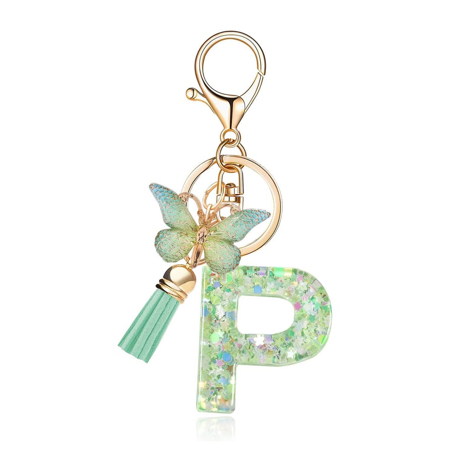 CharmKey – Personalized Initial Letter Keychain