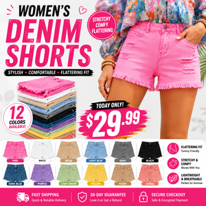 UrbanEase – Women’s Casual Denim Shorts