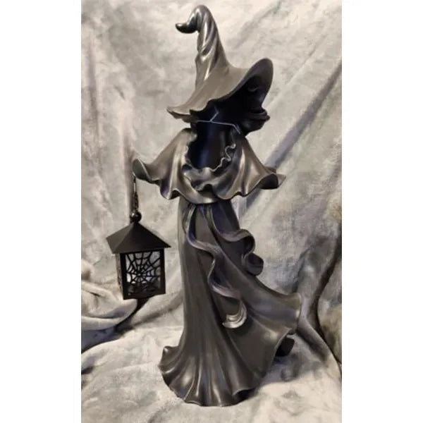 Enchanted Witch Resin LED Lantern marnetic
