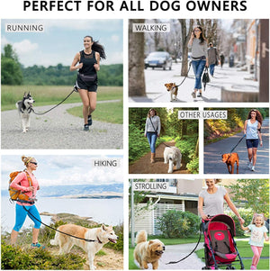 FreePace Leash - Waist Belt Dog Lead with Carry Pouch