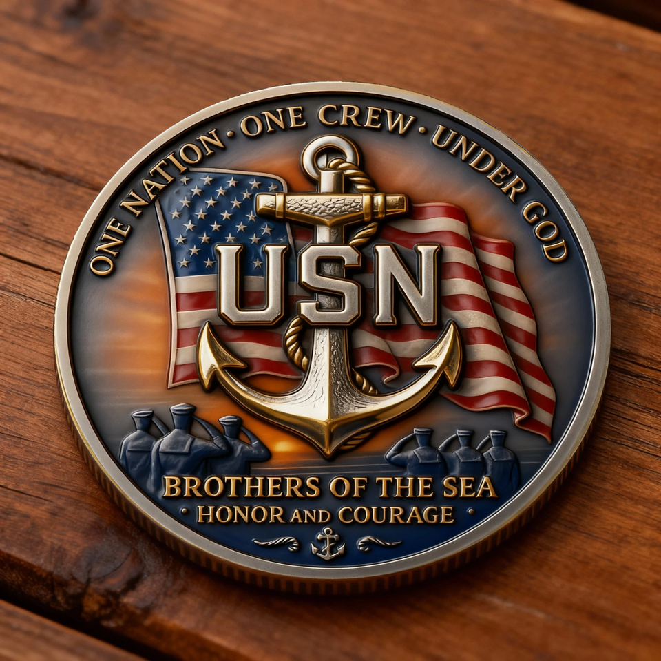 🏆Black Friday 60% OFF - 🇺🇸 US Navy Shellback Commemorative Coin