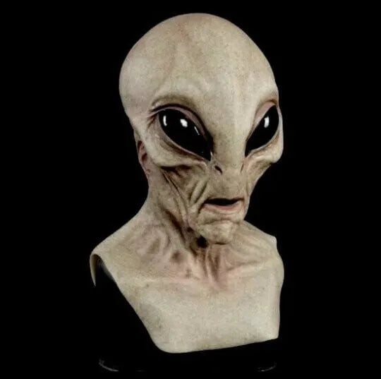 AlienAllure - Spooky Halloween Alien Mask