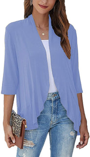 Velina - All-Season Open Cardigan | Light, Feminine & Flattering