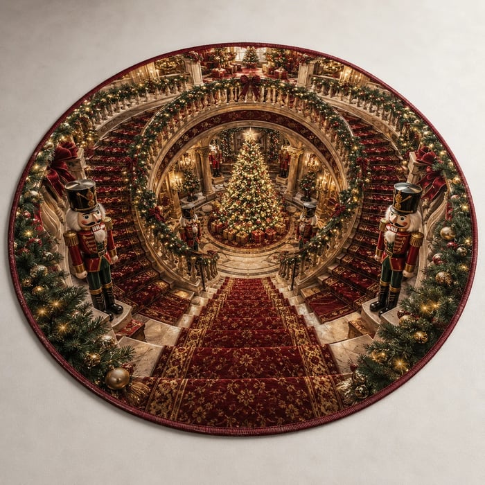 WonderPortal – Magical Christmas 3D Floor Rug