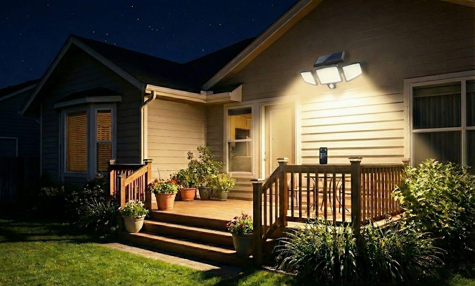 SunBlaze - Smart Solar Motion Lights – Bright, Durable, Wireless