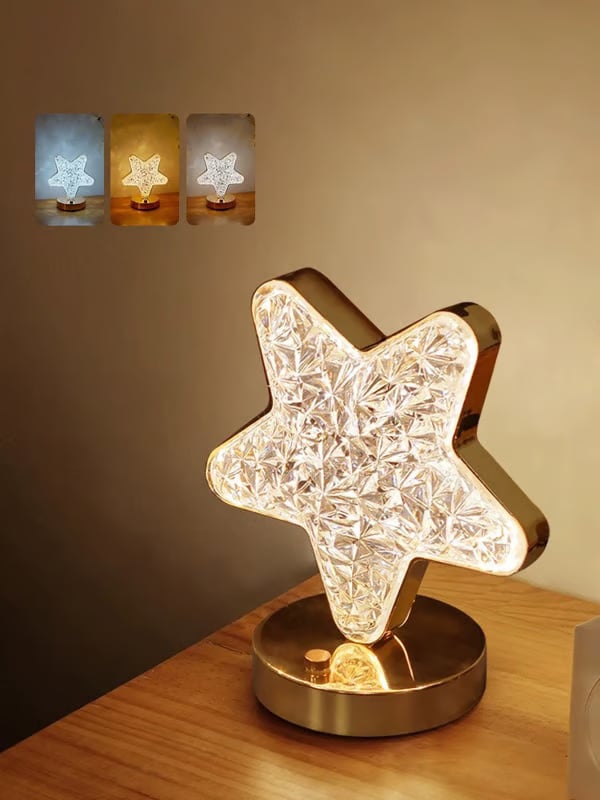 LumiCrystal – Rechargeable LED Night Lamp