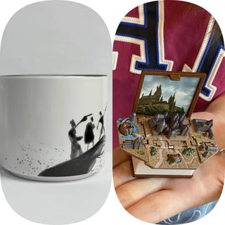 InkCharm – Hand-Drawn Peverell Brothers Mug