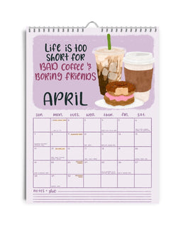 Here We Fucking Go Again - Sass Calendar 2024 marnetic